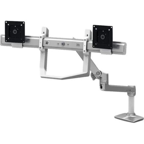 Ergotron Serie LX Soporte de monitor blanco para escritorio (1/2)