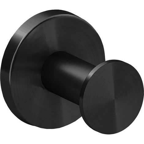 COSMIC Towel hook, Robe hook Coat hook Brushed Black PVD Architect S+ Collection
