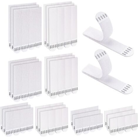 48 paires - Velcro - Amovibles - Autocollants - Conviennent pour cadres photo, décorations murales, affiches