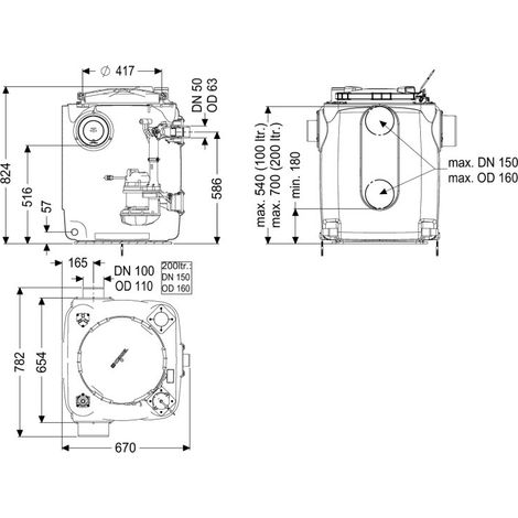 KESSEL 28518 Station de relevage Aqualift S 200