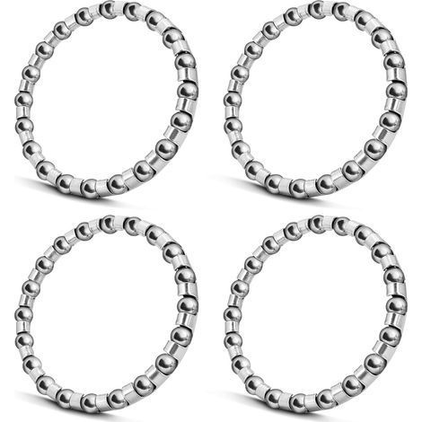 Lot de 4 boules de roulement à billes - Pièces de vélo - Pour pédalier de vélo - Diamètre extérieur : 40 mm - Kit d'accessoires de vélo - Compatible avec manivelle de vélo, vélo de route, vélo (1/5)