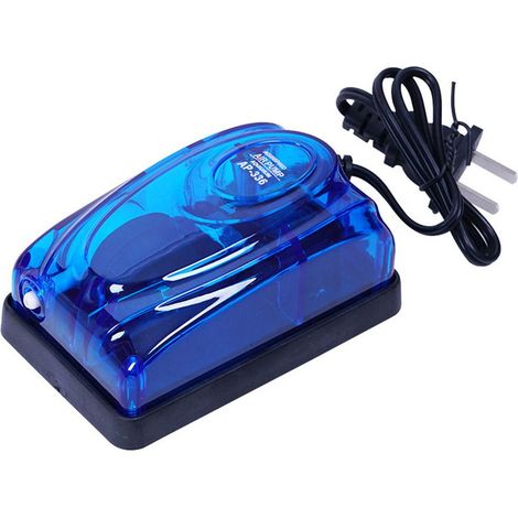 Pompe À Oxygène Pour Aquarium - 12,4 x 6,5 x 6,5 cm - Alimentation Secteur - Fonctionnement Silencieux - 1 Pièce