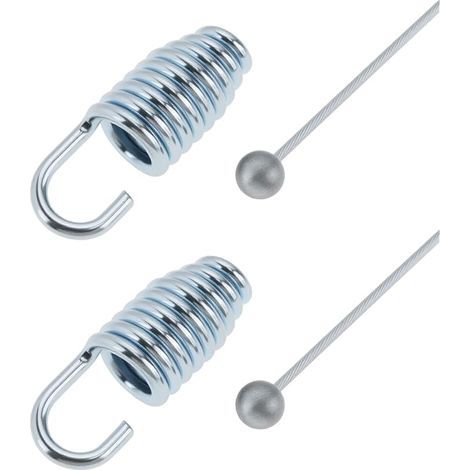 2 Pièces Câble Bowden avec Ressort pour Tondeuse à Gazon Câble d'entraînement pour Frein Moteur Accélérateur de Roue Motrice (1/5)
