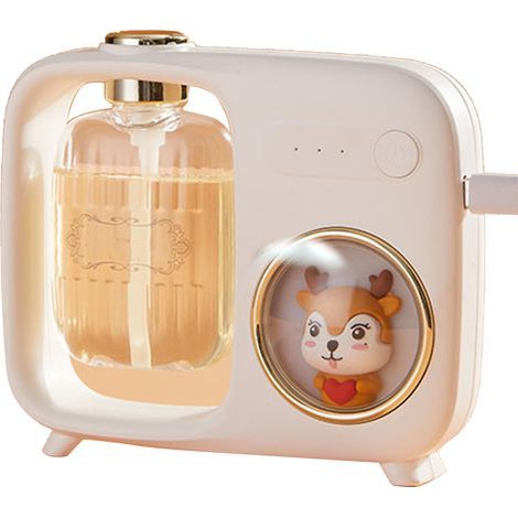 Diffuseur d'huiles essentielles automatique à motif dessin animé, veilleuse pour la maison, les toilettes et les hôtels, diffuseur de parfum amélioré couleur or champagne (1/5)