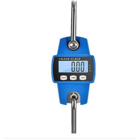 Balance de grue numérique, balance électronique suspendue 300 kg 660 lb, balance suspendue industrielle avec capteur précis, mini balance LCD portable avec crochet pour usine de ferme de chasse (1/5)