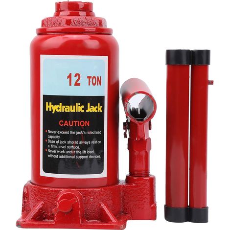 Crics-bouteilles hydrauliques pour la construction automobile, industriel, agricole, 12 tonnes (1/5)