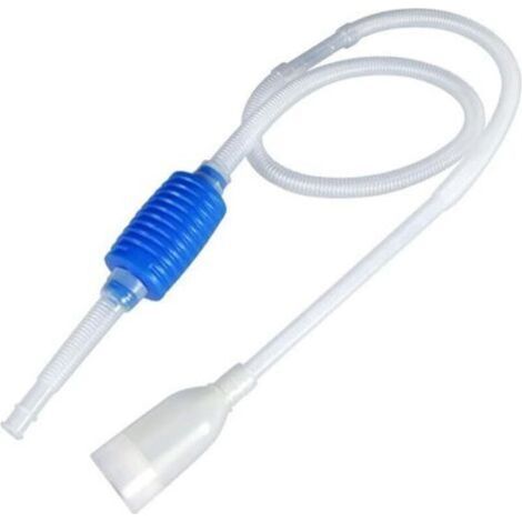 Aspirateur Aquarium,1,7M Nettoyeur Aquarium Gravier et Eau Kit Pompe Aspirateur à Siphon Manuel de Nettoyage pour Changer l'eau et Nettoyer Le Sable (1/5)