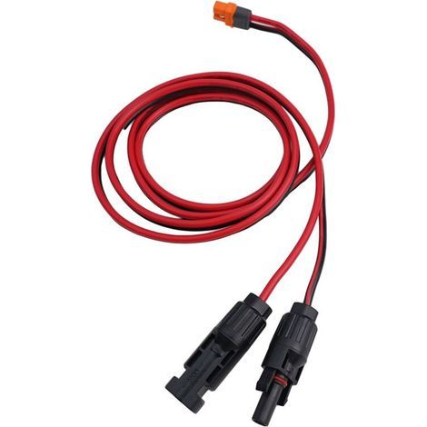 Câble extension XT60i 1.5m 12AWG avec 2+1 broches signal femelle pour connexion solaire et équipement électrique