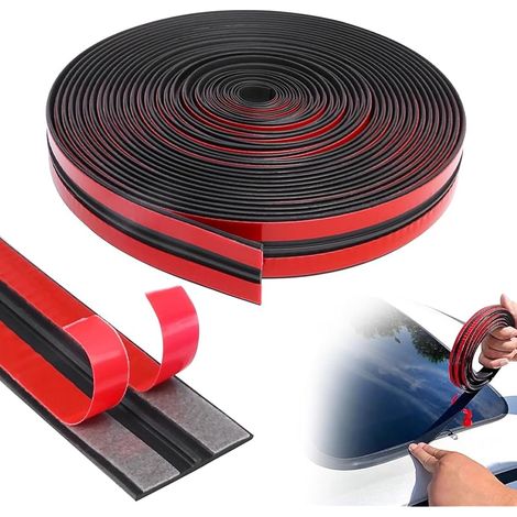 Joint d'étanchéité en caoutchouc pour pare-brise de voiture - 30 mm x 7 m - En forme de T (1/5)