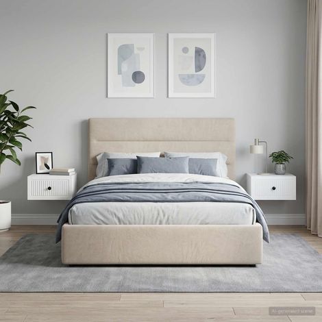 vidaXL Mesita de Noche de Pared 2 uds. 33 x 34,5 x 20 cm (1/5)
