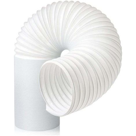 200CM Tuyau Climatiseur Mobile, Extensible Diamètre 15cm Tuyau Filetage Anti-horaire, de Rechange pour Kit de démontage (1/4)