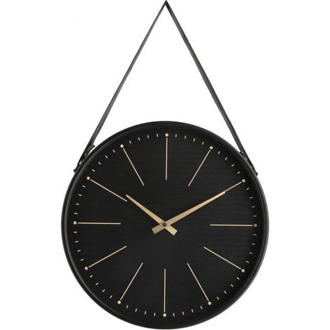 3x Wanduhr schwarz 40x66 cm (1/5)