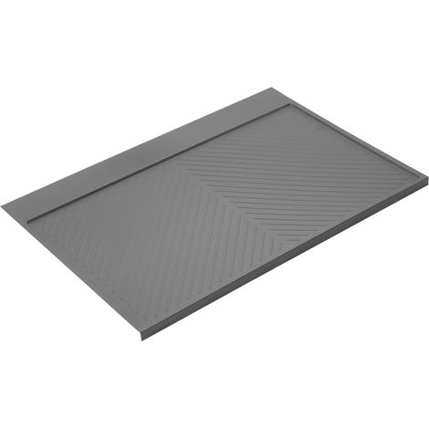 Emuca Fondi sotto lavello Sink, M90, 867x580mm, spessore della tavola 16mm, tagliabile, Tecnoplastica, Grigio antracite