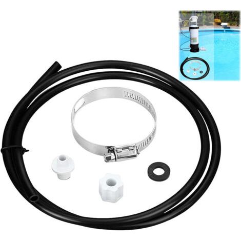 Pack de Connexion d'alimentation de Chlorinateur avec écrou Joint Collier de Serrage Tuyau d'alimentation de Chlorinateur pour Pièces Hayward CL200 CL220 (1/5)