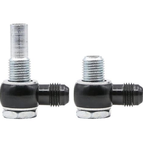 Raccords banjo à 90 degrés pour refroidisseur d'huile de transmission, compatibles avec les modèles 6AN x 1/4 NPSM 4L80E. (1/4)