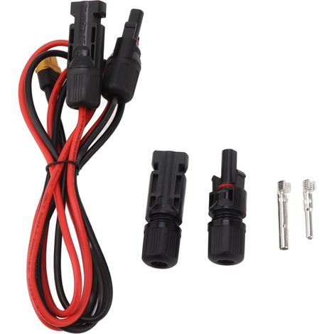 ViaGasaFamido Câble de Chargement de Panneau Solaire XT60 XT60 pour un Câble Chargement Voiture Stable pour les Stations Alimentaires Portables (1/5)