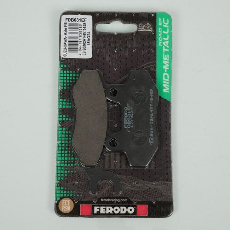 ferodo bremsbelag für motorrad kawasaki 250 z sl abs 2015 av / ar