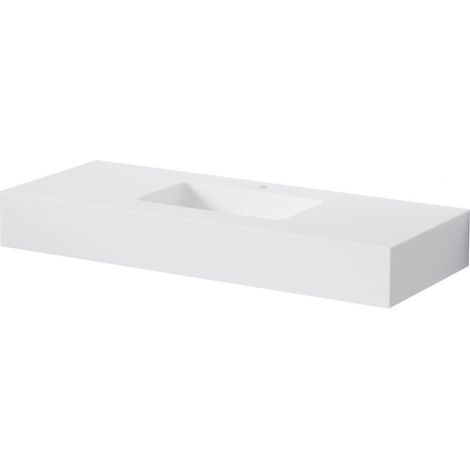Steinberg Serie 444 lavabos de pared, 1 agujero para grifo, sin