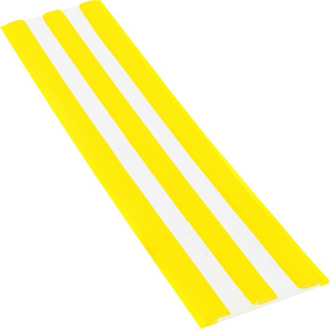 Bande d'aide à l'orientation - BAO 3 Nervures - Jaune/Blanc - 6103103 (1/5)