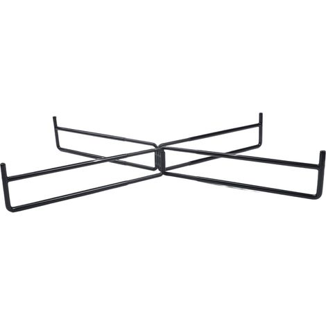 Support de refroidissement pliable en métal pour le camping et le rangement en plein air, design robuste avec pieds antidérapants et finition anti-rayures (1/5)