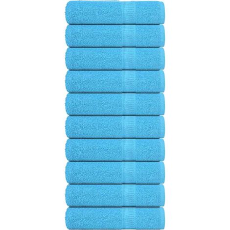 Handtücher FROGN 10 Stk. Türkis 50x100 cm 360 g/m²