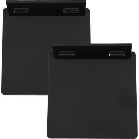 Lot de 2 boîtiers de protection en plastique pour thermostat central - Installation facile - Noir (1/4)