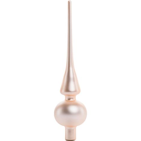 TrendLine Christbaumspitze aus Glas 26 cm champagner mattiert Christbaum- & Feiertagsschmuck (1/3)