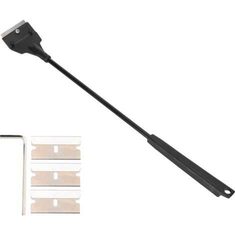 Grattoir à algues pour aquarium, petit aquarium en verre, manche long, lames remplaçables, type standard (1/5)