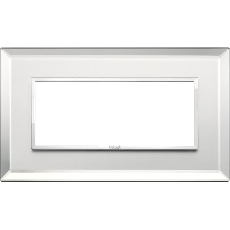 VIMAR - 21649.72 Placca 5M BS argento ghiaccio