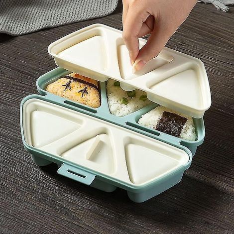 Dreieckige Onigiri-Form, lebensmittelechtes Kreativset zur Sushi-Herstellung, Reisbällchen-Formwerkzeug zum Kochen. (1/4)
