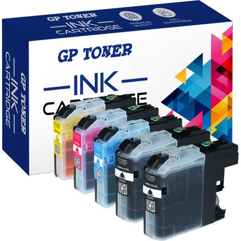 5x Tinte für Brother GP-B123CMYKK GP (1/5)