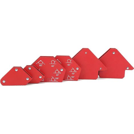 6-teiliges Schweißpositionierungsset mit 25 lbs starkem Magneten, magnetischen Mehrwinkel-Lötwerkzeugen für Schweißer