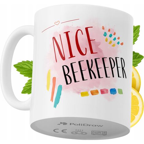 Mug humoristique pour apiculteur, avec un texte amusant et un design graphique original. Idéal pour les anniversaires, les fêtes et les occasions spéciales. Mug premium pour la maison, le bureau et le (1/5)