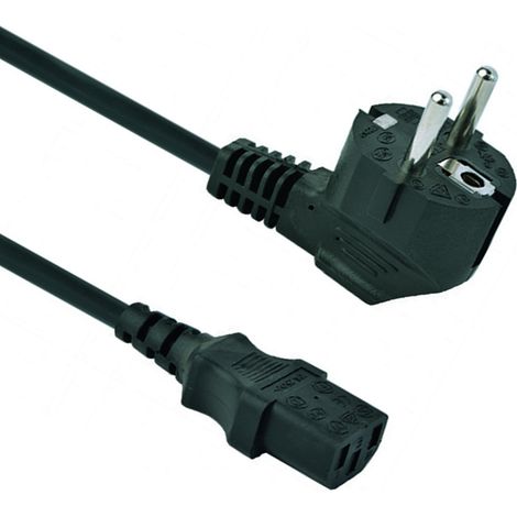 Gembird PC-186-VDE - Câble d'alimentation VDE, 1,8 m, noir (1/5)
