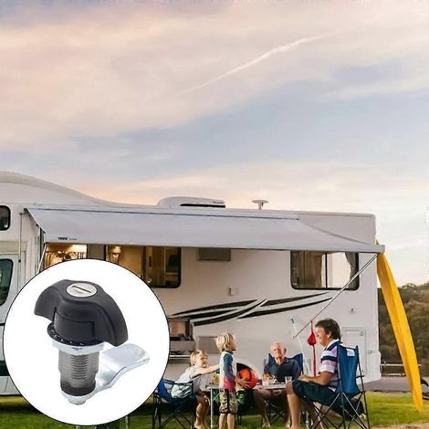 Verrou de trappe de camping-car étanche, verrou de porte de placard de voiture, verrou de sécurité pour meubles (1/4)