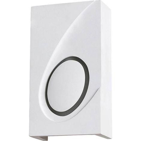 lampada da tavolo Gia metallo intonaco L bianco: 7cm B: 15cm H: 27cm (1/5)