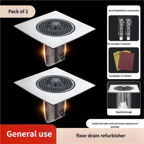 200 pièces Siphon sol anti-insectes universel (1/5)