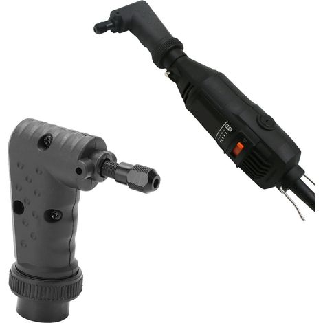 Mini-Elektro-Winkelschleifer, 90°-Winkeldrehwerkzeug, Winkeladapter für Elektroschleifer, Winkeldrehwerkzeug für Bohrmaschinen (1/5)