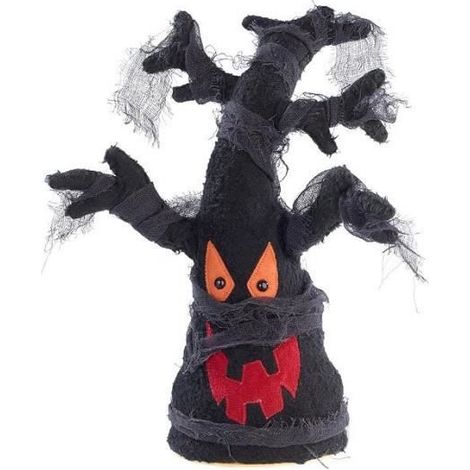 Objet décoratif - INFACTORY - Arbre hanté Kabal - Noir - Halloween - Danse et rire démoniaque