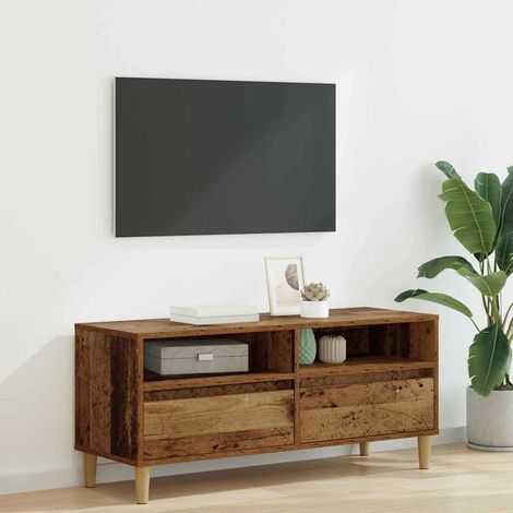 vidaXL  TV Cabinet  Old Wood 100 x 34.5 x 44.5 cm Engineered Wood