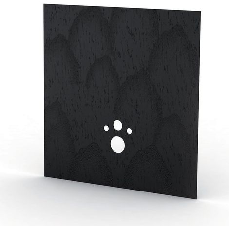 wedi Revêtement carbon noir I Board TOP 1200x1245x6mm (1/4)