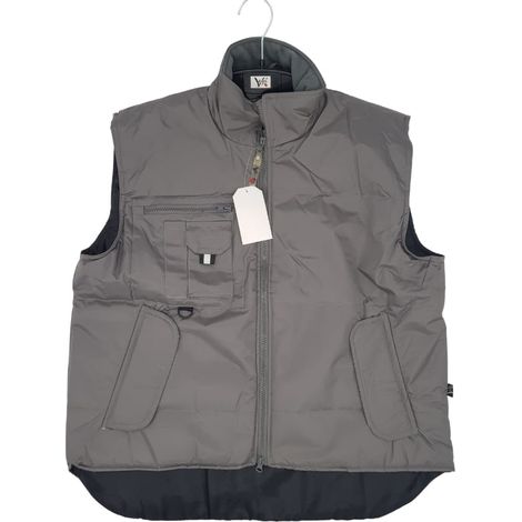 GILET MULTI TASCHE MODELLO GOLF COLORE GRAY DA LAVORO VEGA M XL-GOLF-M