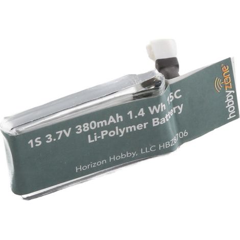 3.7V 380mAh 1S LiPo: Zugo