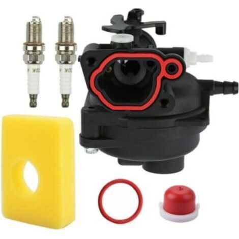 Carburateur de tondeuse à gazon 799583 pour moteurs Briggs & Stratton 300E 450E 500E OVH 125cc 140cc 08P502 09P602 Series Remplace 591160 595656 591979 593261 (1/4)