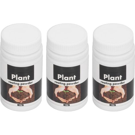 3PCS Poudre d'enracinement 3.5oz avec acides aminés pour plantes et fruits, hormone de bouturage pour jardin domestique