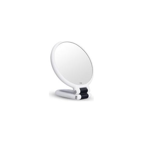 Miroir grossissant 15X double face – Verre optique haute qualité – Portable et pliable – Utilisation main, suspendu ou sur pied (1/5)