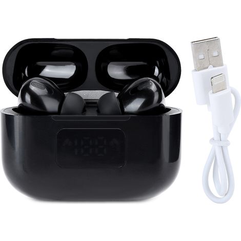 Bluetooth 5.0 Sportkopfhörer, In-Ear-Kopfhörer mit Digitalanzeige, Schwarz (1/5)