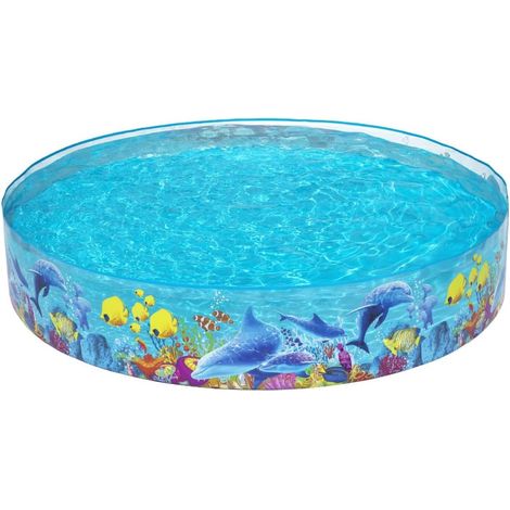 55031-17 Bain enfant, Odyssée, 244 x 244 x 46 cm, Multicolore (1/5)