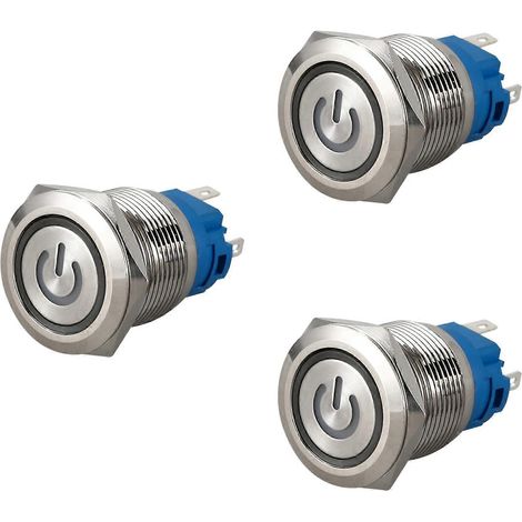 Interrupteur à bouton-poussoir 3X 220V (1/5)