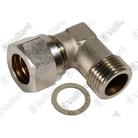 VAILLANT Racor, angular BW R1/2xd:15 VC 10+15+20+25+30 CS/1-5 R1 u.w. Vaillant-Nr. , 0020057209